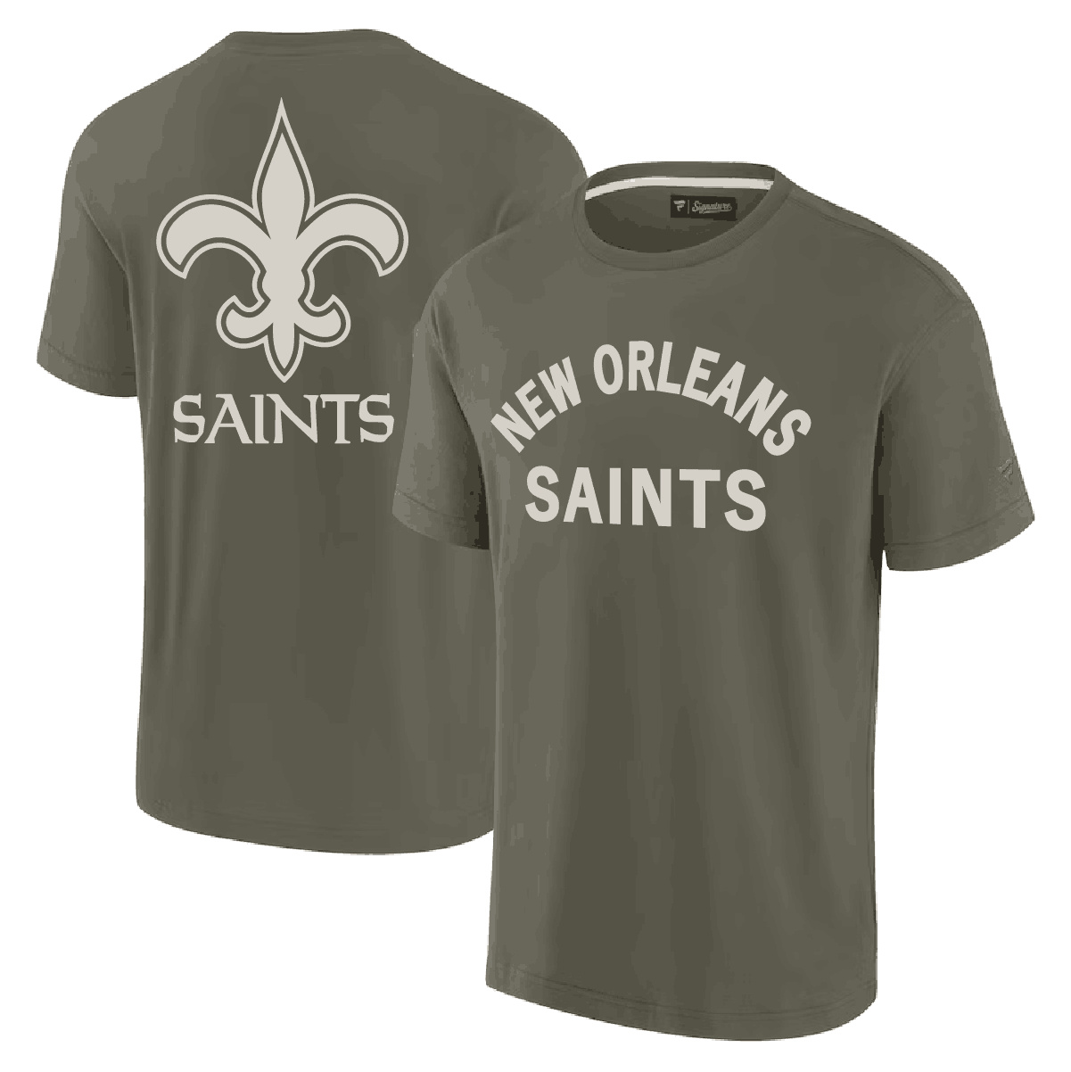 Men's New Orleans Saints Olive Elements Super Soft T-Shirt